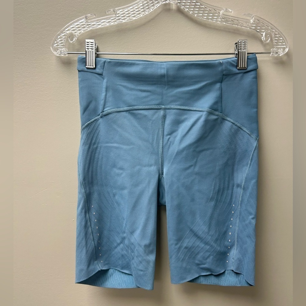 Lululemon Utility Blue SenseKnit Running High-Rise‎ Shorts